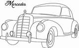 Mercedes Coloring Pages Car Classic Antique Netart Color Print Cars Choose Board Utilising Button sketch template