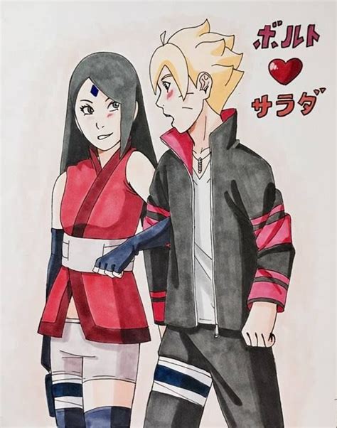 15 best sarada and bolt images on pinterest anime couples anime naruto and boruto and sarada