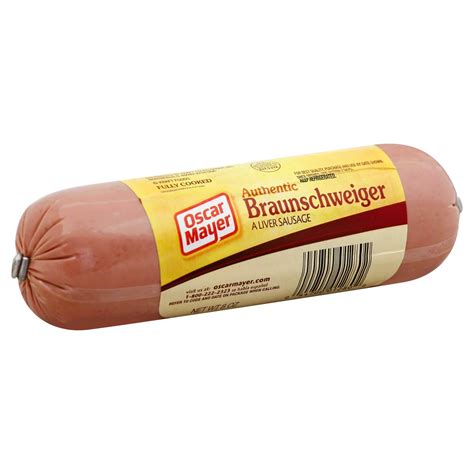 oscar mayer authentic braunschweiger shop sausage
