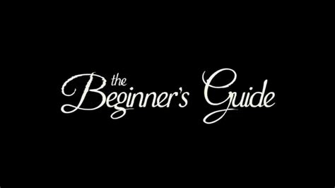 beginners guide trailer youtube