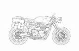 Coloring Triumph Motorcycle Adult Motorcycles United Kay Adam Collection Workshops Presence Companies Kingdom Both Few States International Very Custom sketch template