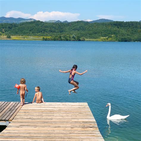 The Pleasure Of Jumping At The Velenjska Lake © All Rights… Flickr