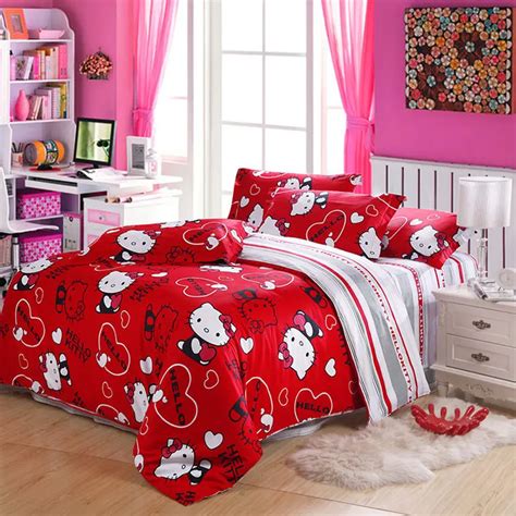 newcotton  kitty duvet covers  kitty queen size bedding