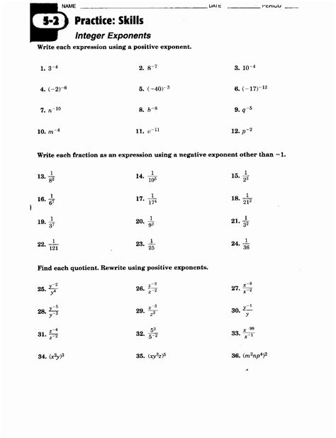 printable  grade algebra worksheets  printable