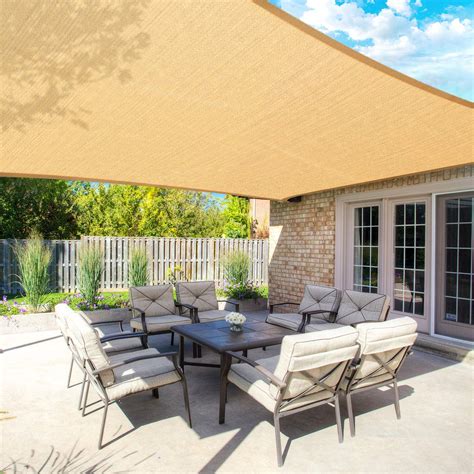 movtotop sun shade sails  ft rectangle  gsm thicker outdoor shade ebay