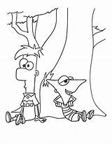 Phineas Ferb Coloring Dibujos Coloring4free Descansando Colorat Copac Ornitorrinco Widow Agente Seu Plansa Cei Baieti Tudodesenhos Tigrisor sketch template