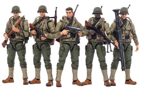 dark source wwii u s army soldiers action figure 5 pack