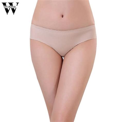 Amazing Solid Color Sexy Women Underwear Spandex Seamless Briefs