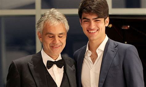 watch andrea bocelli and his handsome son perform to ed