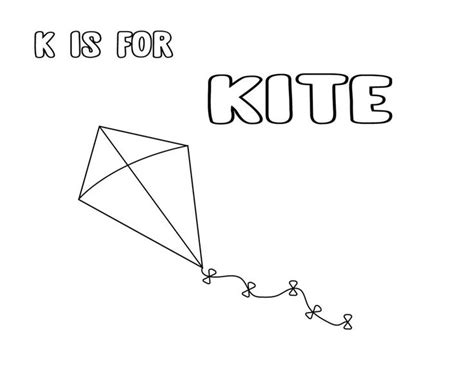 kite coloring page  kids kite coloring page  kids printable