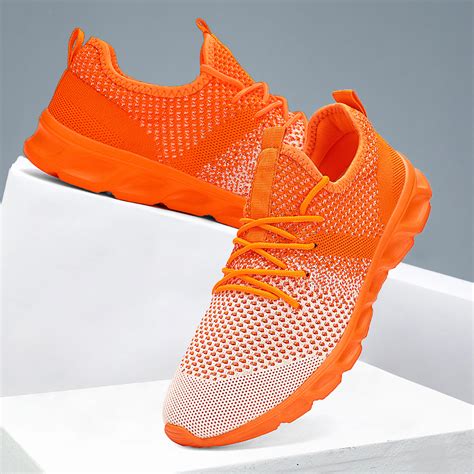 mens running lightweight breathable casual sneakers walking shoes