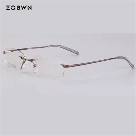 beautiful rimless frame brand design oval eye glasses frame women fash