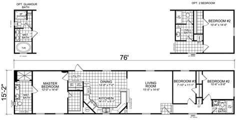 bedroom single wide mobile home floor plans wwwresnoozecom