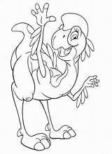 Land Before Time Coloring Pages Foot Little Characters Ruby Funny Books Last Library Popular sketch template