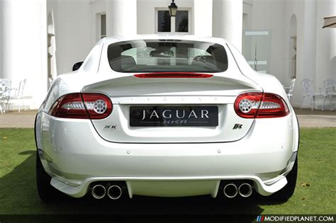 rear   polaris white  jaguar xkr