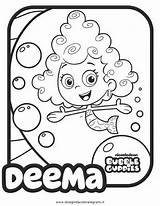 Bubble Guppies Pages Coloring Colouring Nonny Print Printable sketch template