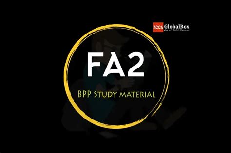 fa maintaining financial records bpp study text  exam kit