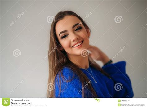 girl with a beautiful smile stock image image of girl attractive