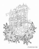 Coloring Tower Terror Sheet sketch template