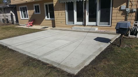 concrete patio professional installation