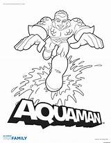 Aquaman Imprimé sketch template