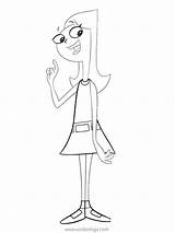 Phineas Candace Coloring Ferb Pages Smiling Xcolorings 52k 900px 1200px Resolution Info Type  Size Jpeg sketch template