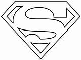 Logo Superman Supergirl Template Printable Coloring Super Superhero Logos Symbol Pages Para Colorear Escudo Girl Outline Stencil Color Shield Batman sketch template