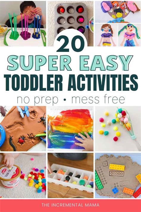 super easy activities   year olds  incremental mama