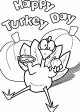 Coloring Turkey Pages Silly Funny Thanksgiving Color Printable Getcolorings Print sketch template