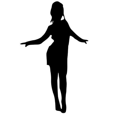 Onlinelabels Clip Art Woman Silhouette 22