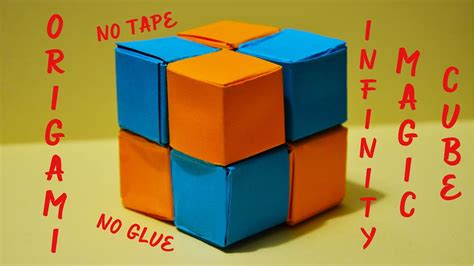 origami infinity magic cube    infinity cube  paper  glue  tape youtube