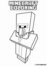 Minecraft Herobrine Coloring Pages Print sketch template