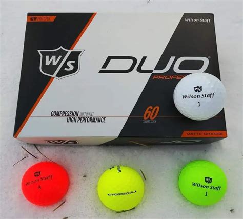 wilson staff duo professional golf balls igolfreviews