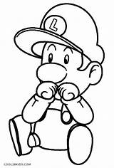 Luigi Coloring Mario Pages Baby Drawing Princess Mansion Printable Cool2bkids Super Daisy Outline Kids Frog Print Bros Peach Paper Colouring sketch template