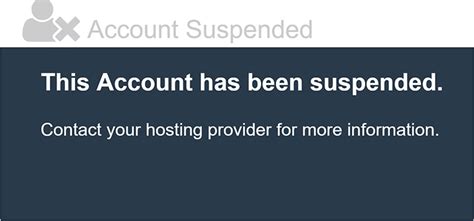 fix  account   suspended message isitwp
