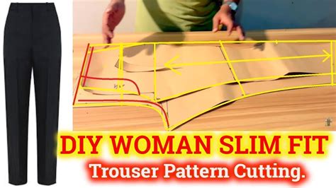 Woman Trousers Pattern Making How To Make Pant Pattern Simple Method