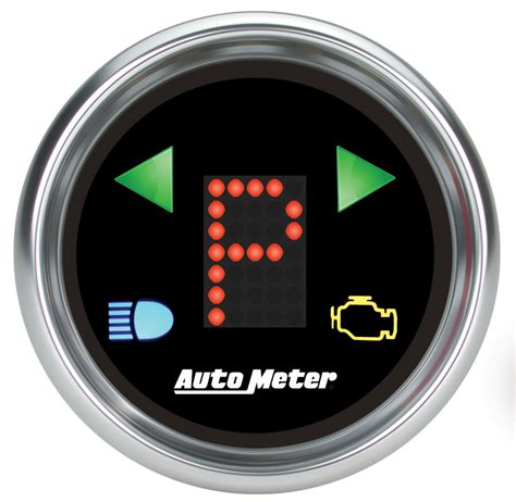 summit racing equipment auto meter transmission shift indicator gauges