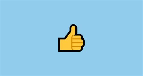 👍 Thumbs Up Emoji On Microsoft Windows 10 May 2019 Update