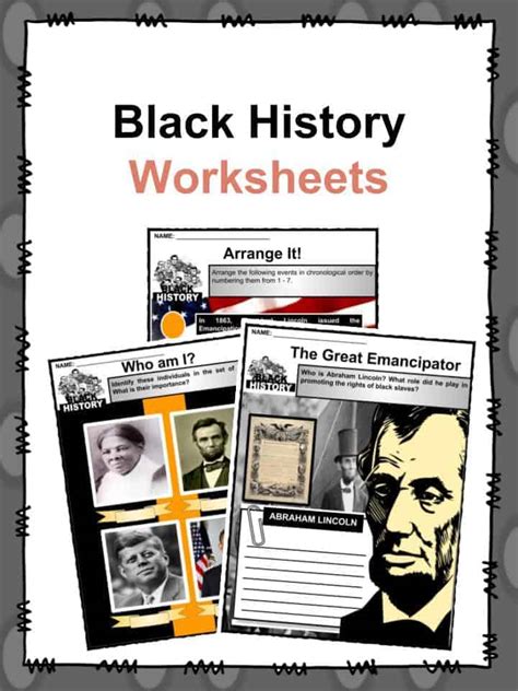 black history homework  english esl black history worksheets