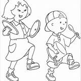 Caillou Chief sketch template