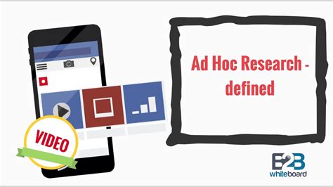 ad hoc research defined youtube