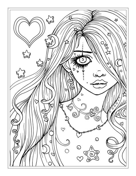 ideas  coloring pages  adult girls home family