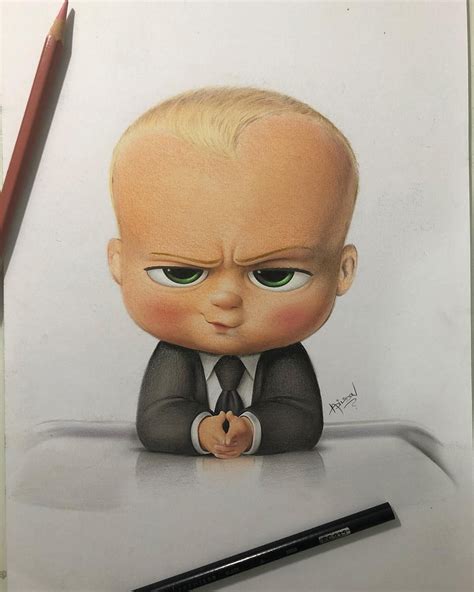 pencils academy  instagram baby boss  atadilsonsketch  account
