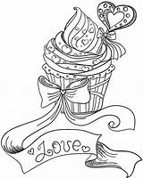 Kolorowanki Cupcakes Walentynki Dla Bestcoloringpagesforkids Panques Bible Walentynkowe Pintar Bordar Darmowe Colorpagesformom Cards sketch template