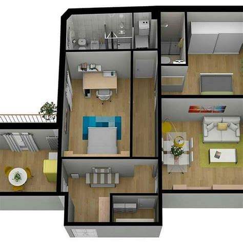 gambar denah rumah unik minimalis  kamar bikin betah rumahtopiacom