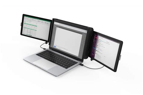 acessorio adiciona duas telas ao notebook  aumentar  produtividade