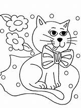 Katten Kleurplaat Poezen Cats Dogs Kleurplaten Coloring Kids Van Poes Pages Fun Zo sketch template