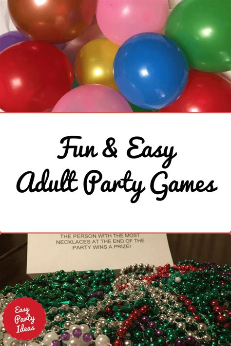 adult party game ideas