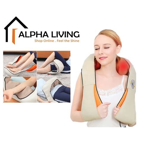 neck and shoulder electric massager hea0005 shopee malaysia