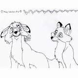Hound Fox sketch template